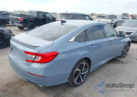 2022 Honda Accord Sport из США, поврежденный, VIN 1HGCV1F37NA107622